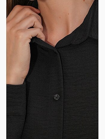 Chemise à manches longues brodée avec fermeture à boutons bdart