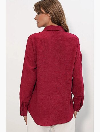 Chemise à manches longues brodée avec fermeture à boutons bdart