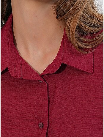 Chemise à manches longues brodée avec fermeture à boutons bdart