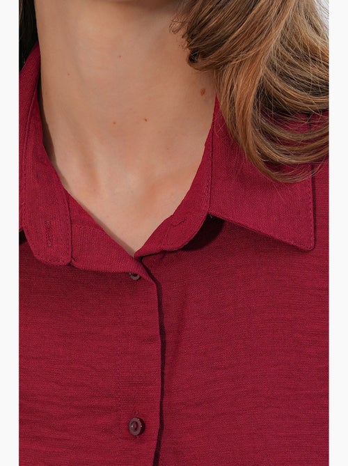 Chemise à manches longues brodée avec fermeture à boutons bdart - Kiabi Chemise à manches longues brodée avec fermeture à boutons bdart - Kiabi