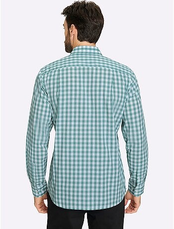 Chemise à Manches Longues Carreaux En Fils Teintés - Taille Standard - Witt