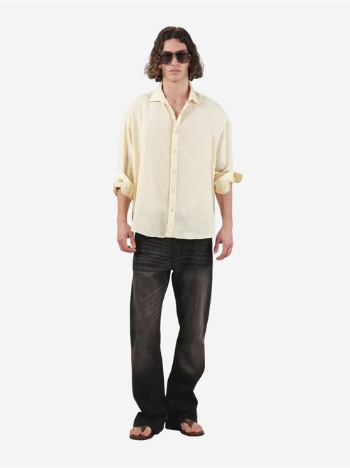Chemise à manches longues coupe décontractée giesto - Kiabi Chemise à manches longues coupe décontractée giesto - Kiabi