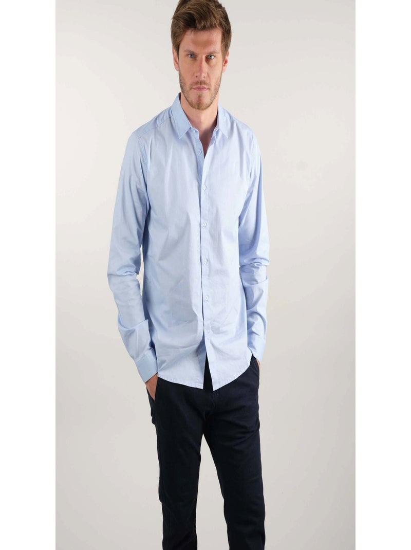 Chemise à manches longues 'Deeluxe' Bleu clair - Kiabi