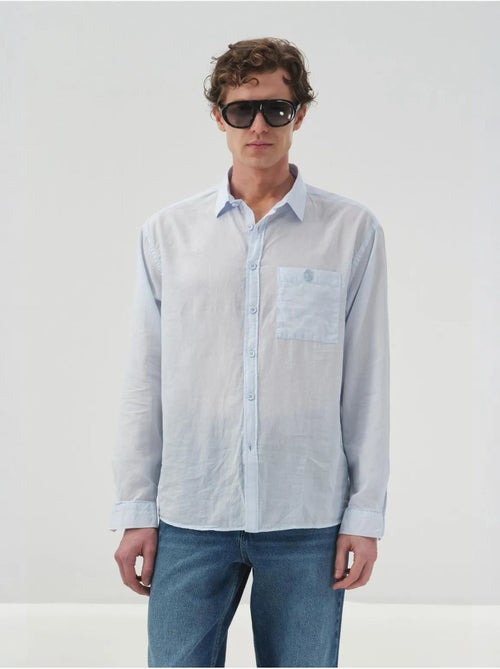 Chemise à manches longues en popeline de coton pour homme giesto - Kiabi Chemise à manches longues en popeline de coton pour homme giesto - Kiabi