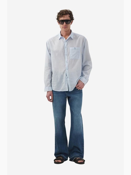 Chemise à manches longues en popeline de coton pour homme giesto - Kiabi Chemise à manches longues en popeline de coton pour homme giesto - Kiabi