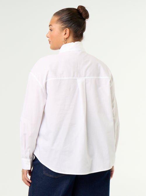Chemise à manches longues et col lavallière - Kiabi Chemise à manches longues et col lavallière - Kiabi