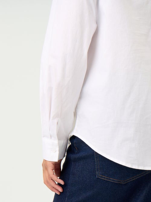 Chemise à manches longues et col lavallière - Kiabi Chemise à manches longues et col lavallière - Kiabi