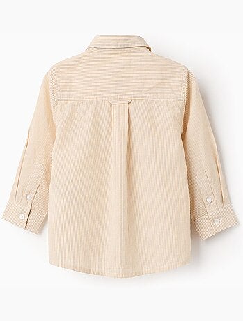 Chemise à manches longues et rayures