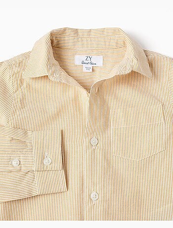 Chemise à manches longues et rayures