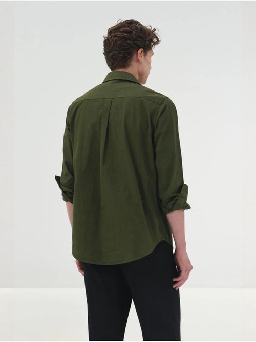 Chemise à manches longues giesto avec imprimé brodé - Kiabi Chemise à manches longues giesto avec imprimé brodé - Kiabi