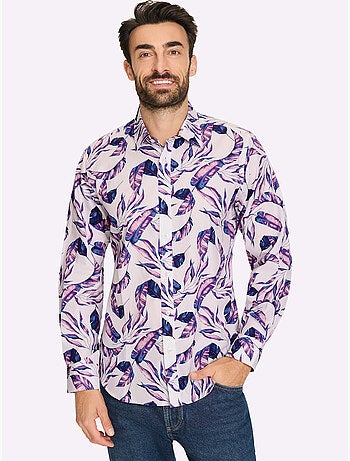Chemise à Manches Longues Imprimé Tendance - Taille Standard - Witt