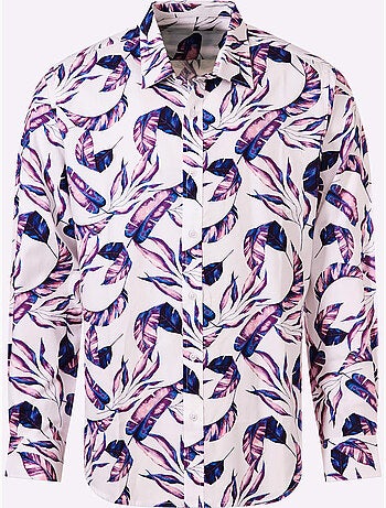 Chemise à Manches Longues Imprimé Tendance - Taille Standard - Witt