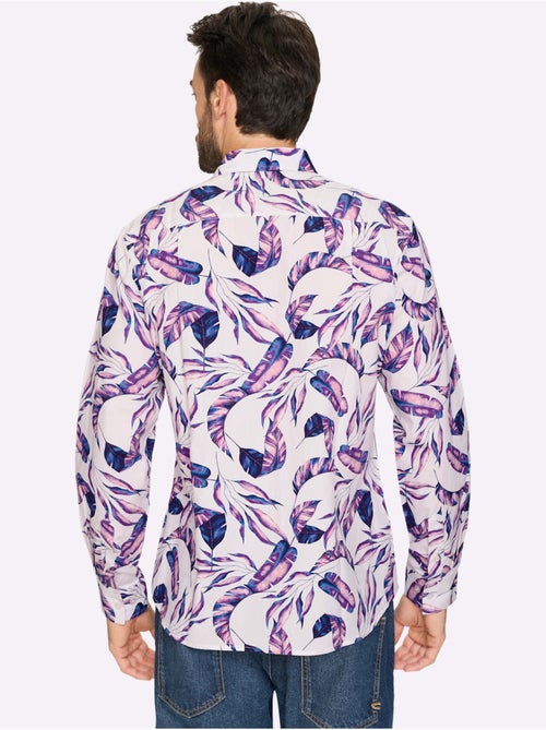 Chemise à Manches Longues Imprimé Tendance - Taille Standard - Witt - Kiabi