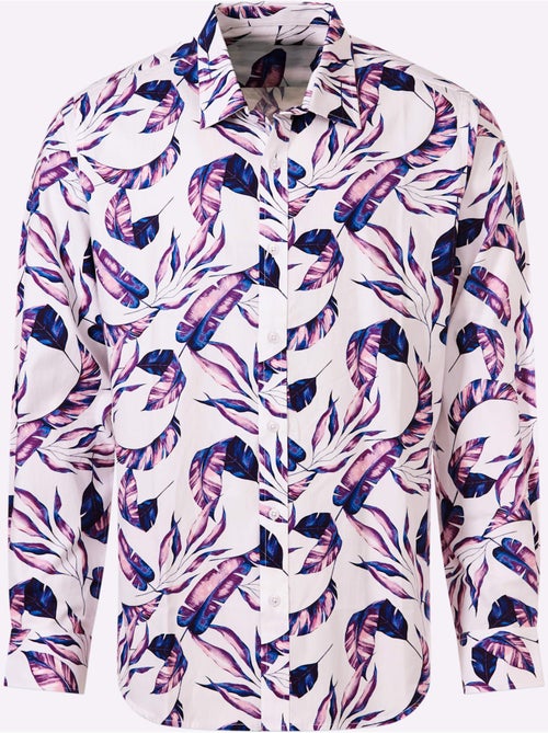 Chemise à Manches Longues Imprimé Tendance - Taille Standard - Witt - Kiabi