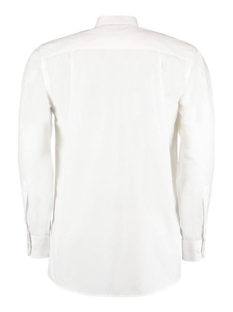 Chemise à manches longues Kustom Kit Workforce pour homme Blanc - Kiabi