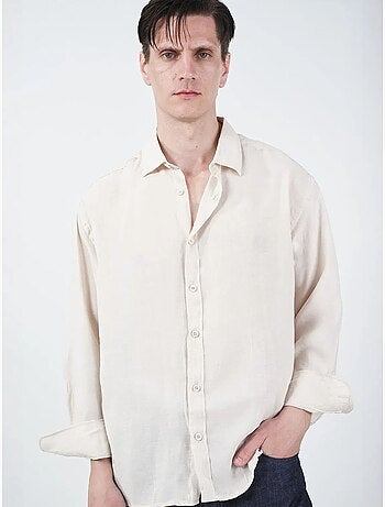 Chemise à manches longues oversize avec fermeture boutonnée giesto