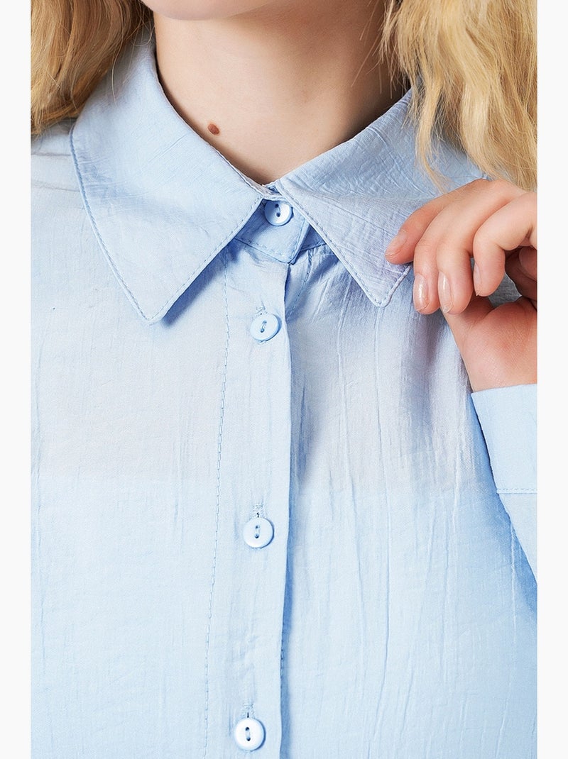 Chemise à manches longues oversize bdart Bleu clair - Kiabi