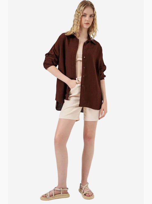 Chemise à manches longues oversize bdart - Kiabi Chemise à manches longues oversize bdart - Kiabi