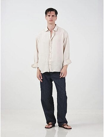 Chemise à manches longues oversize pour homme giesto