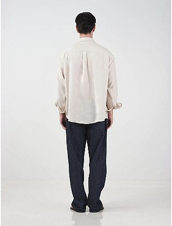 Chemise à manches longues oversize pour homme giesto
