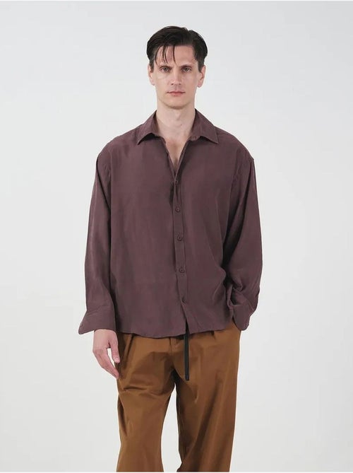 Chemise à manches longues oversize pour homme giesto - Kiabi