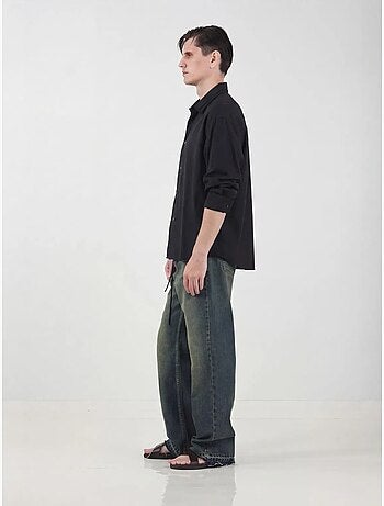 Chemise à manches longues oversize pour homme giesto