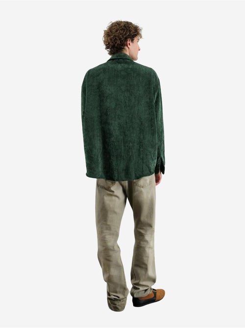Chemise à manches longues oversize texturée giesto - Kiabi