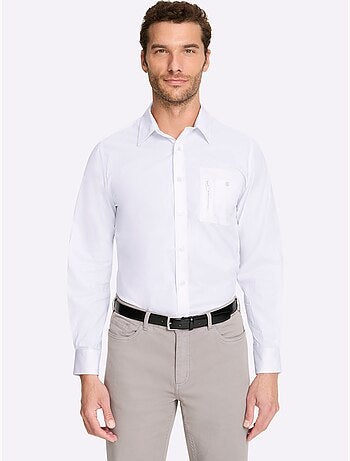 Chemise à Manches Longues Poche Poitrine - Taille Standard - Witt