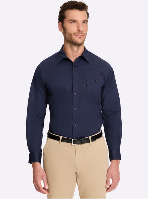 Chemise à Manches Longues Poche Poitrine - Taille Standard - Witt - Kiabi