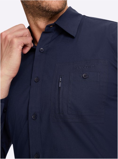 Chemise à Manches Longues Poche Poitrine - Taille Standard - Witt - Kiabi