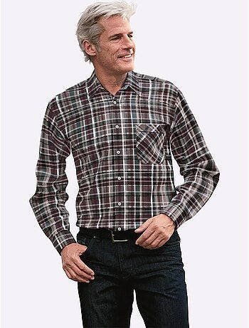 Chemise à manches longues poche poitrine - taille standard - witt