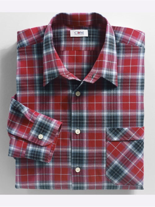 Chemise à manches longues poche poitrine - taille standard - witt - Kiabi Chemise à manches longues poche poitrine - taille standard - witt - Kiabi