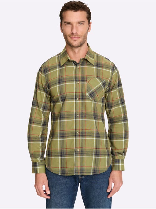 Chemise à Manches Longues Poche Poitrine - Taille Standard - Witt - Kiabi