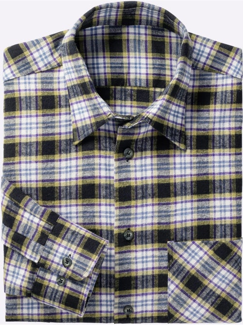 Chemise à manches longues poche poitrine - taille standard - witt - Kiabi Chemise à manches longues poche poitrine - taille standard - witt - Kiabi