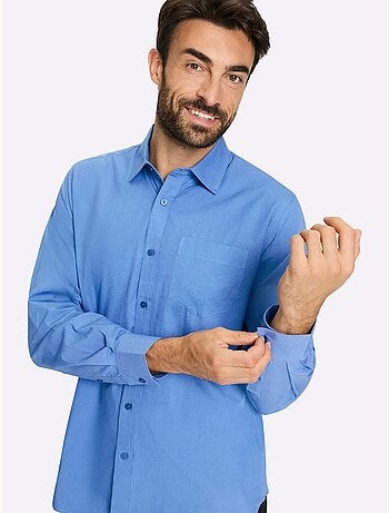 Chemise à Manches Longues Poche Poitrine Pratique - Taille Standard - Witt