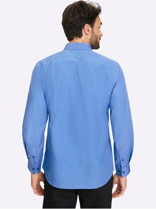 Chemise à Manches Longues Poche Poitrine Pratique - Taille Standard - Witt - Kiabi