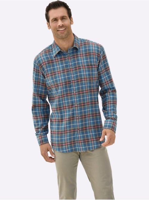 Chemise à manches longues qualité flanelle - taille standard - witt - Kiabi Chemise à manches longues qualité flanelle - taille standard - witt - Kiabi