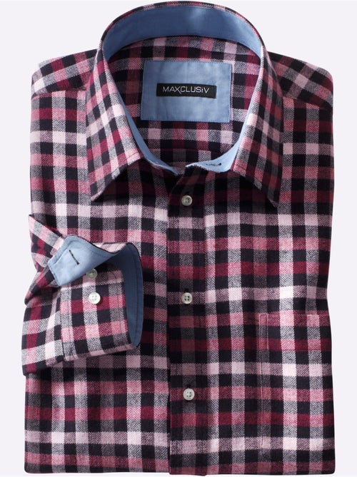 Chemise à manches longues qualité flanelle - taille standard - witt - Kiabi Chemise à manches longues qualité flanelle - taille standard - witt - Kiabi
