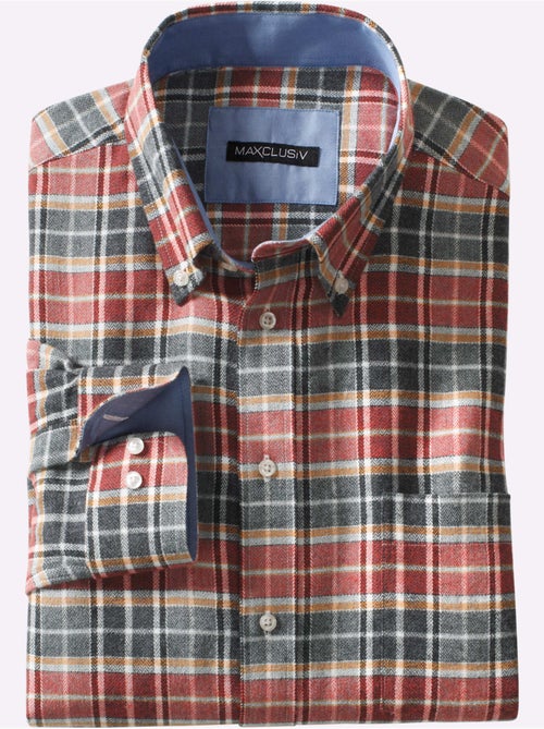 Chemise à manches longues qualité flanelle - taille standard - witt - Kiabi Chemise à manches longues qualité flanelle - taille standard - witt - Kiabi