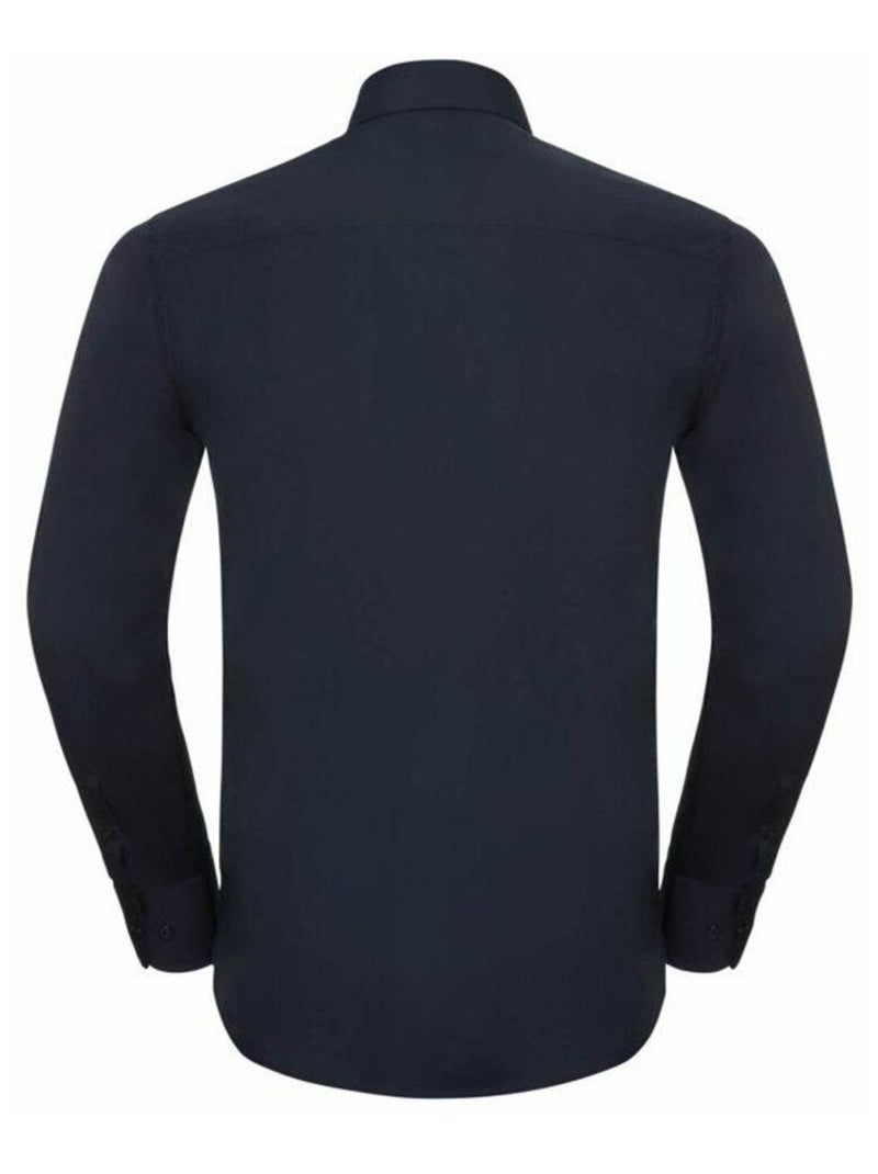 Chemise à manches longues Russell Collection pour homme Bleu marine - Kiabi