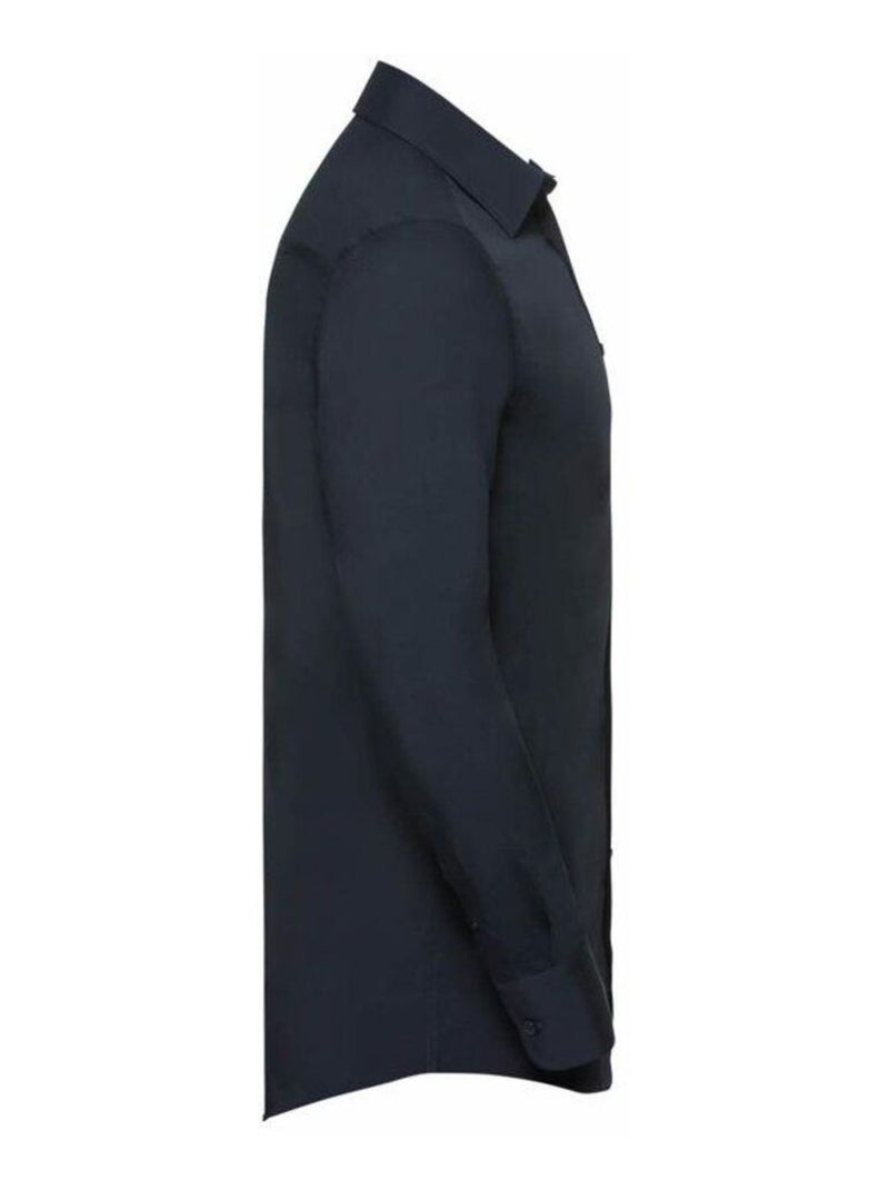 Chemise à manches longues Russell Collection pour homme Bleu marine - Kiabi