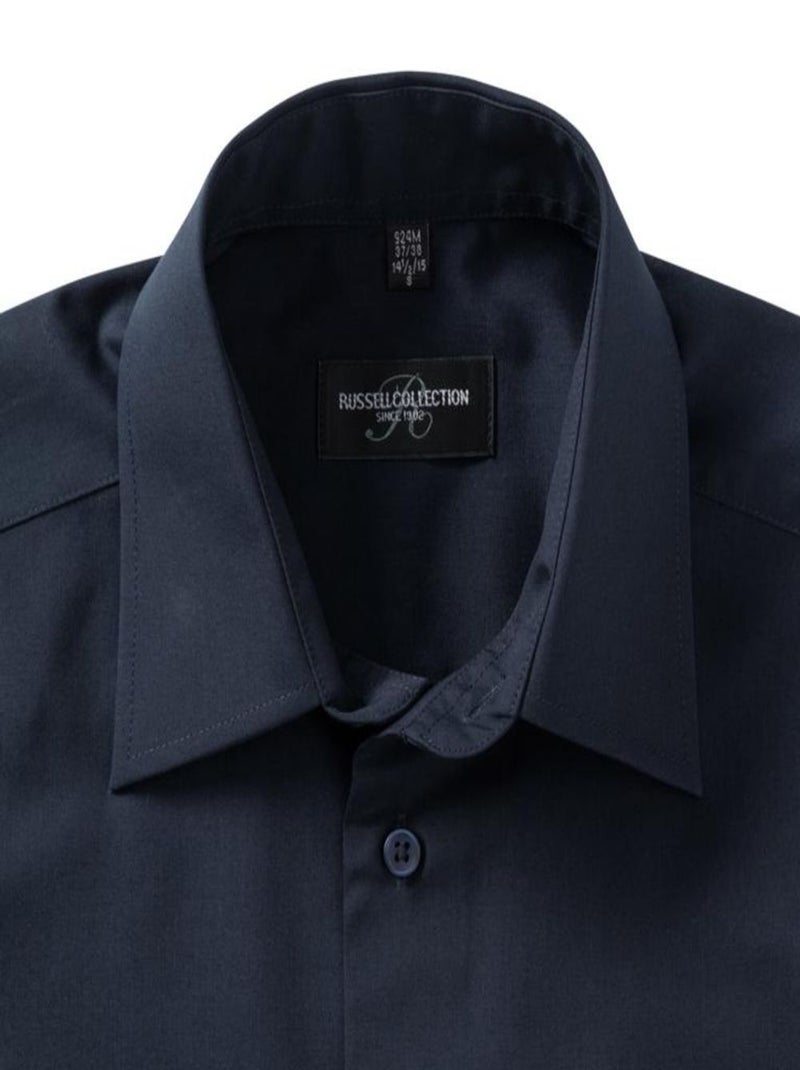 Chemise à manches longues Russell Collection pour homme Bleu marine - Kiabi