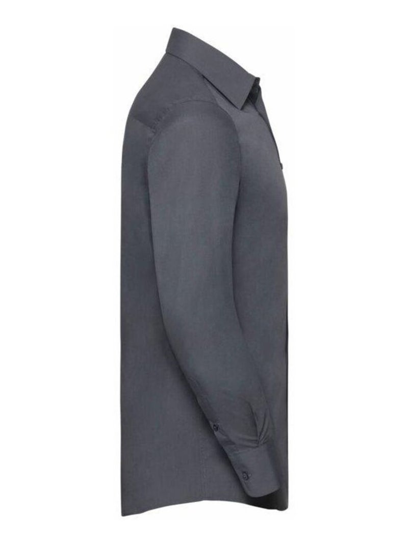 Chemise à manches longues Russell Collection pour homme Gris - Kiabi
