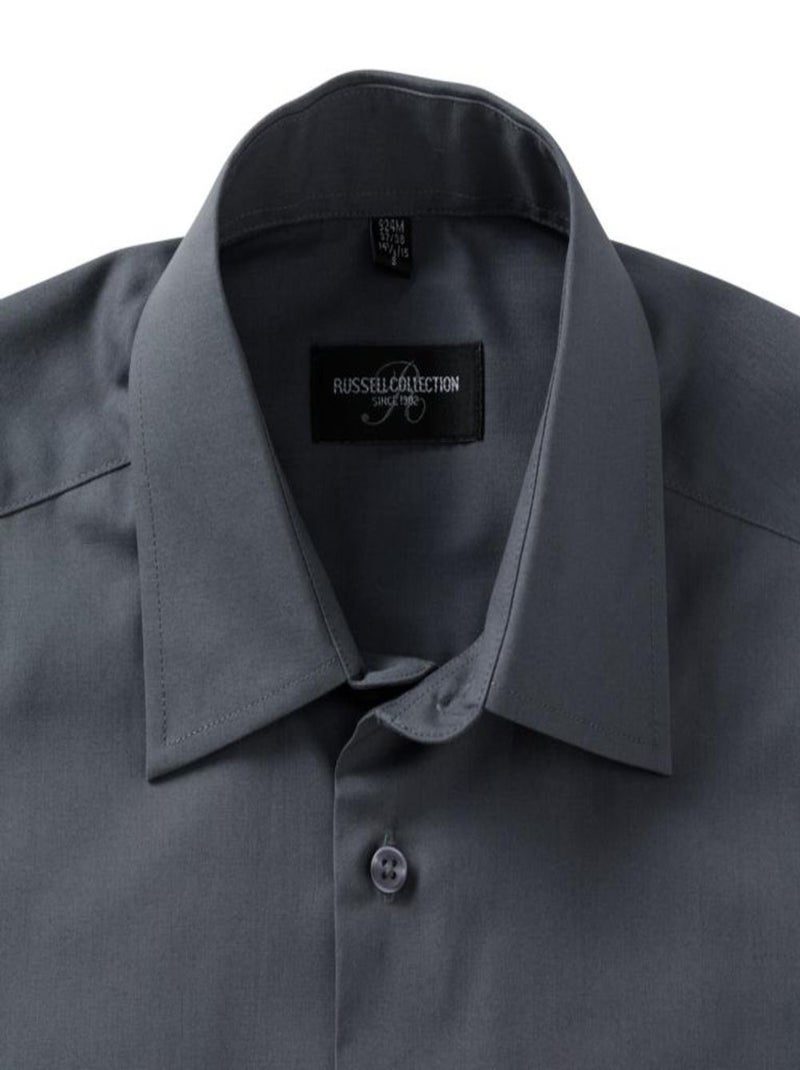 Chemise à manches longues Russell Collection pour homme Gris - Kiabi