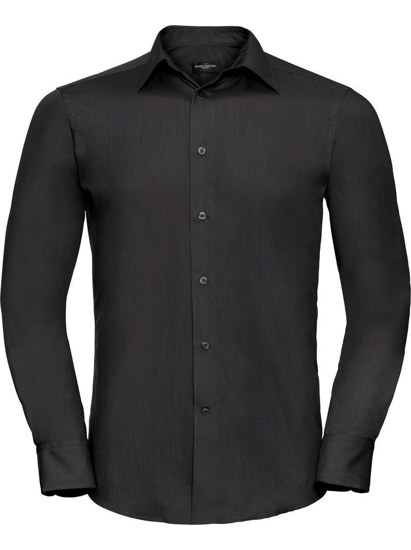 Chemise à manches longues Russell Collection pour homme Noir - Kiabi