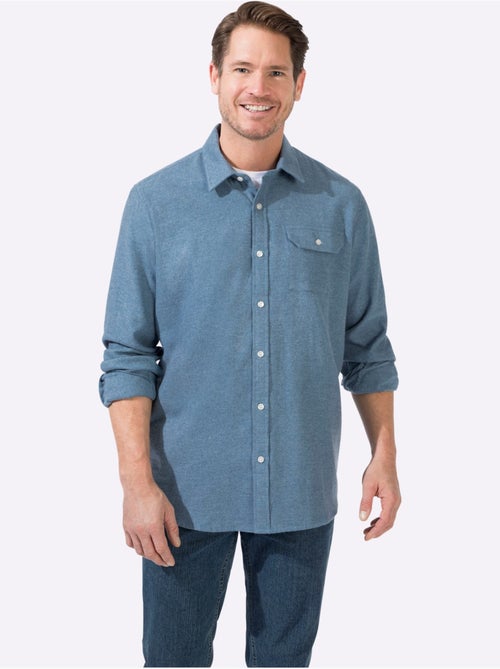 Chemise à Manches Longues Toucher Très Doux - Taille Standard - Witt - Kiabi