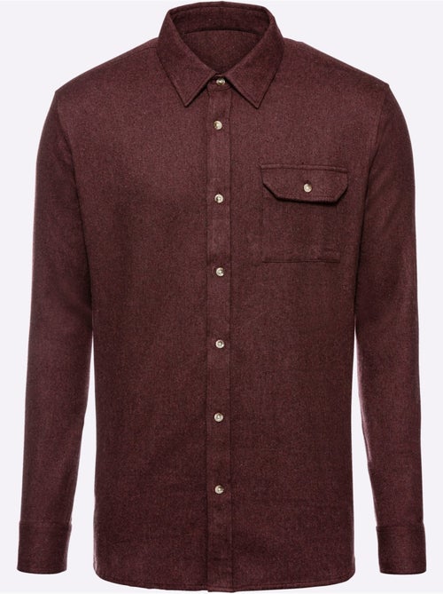 Chemise à Manches Longues Toucher Très Doux - Taille Standard - Witt - Kiabi Chemise à Manches Longues Toucher Très Doux - Taille Standard - Witt - Kiabi