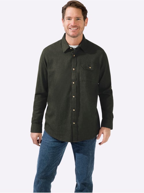 Chemise à Manches Longues Toucher Très Doux - Taille Standard - Witt - Kiabi Chemise à Manches Longues Toucher Très Doux - Taille Standard - Witt - Kiabi