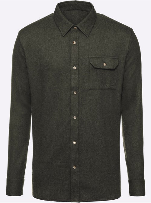 Chemise à Manches Longues Toucher Très Doux - Taille Standard - Witt - Kiabi Chemise à Manches Longues Toucher Très Doux - Taille Standard - Witt - Kiabi