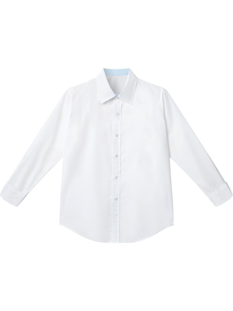 Chemise   à Manches Longues  VOLTAIRE - La Faute à Voltaire Blanc - Kiabi